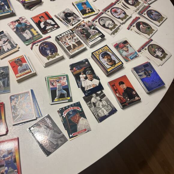 Lot Of Baseball Cards Vintage 80’s 90’s 00’s Topps Upper Deck Estate 10 Lbs - Picture 5 of 8
